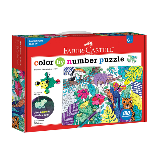Color By Number Puzzles - Jungle