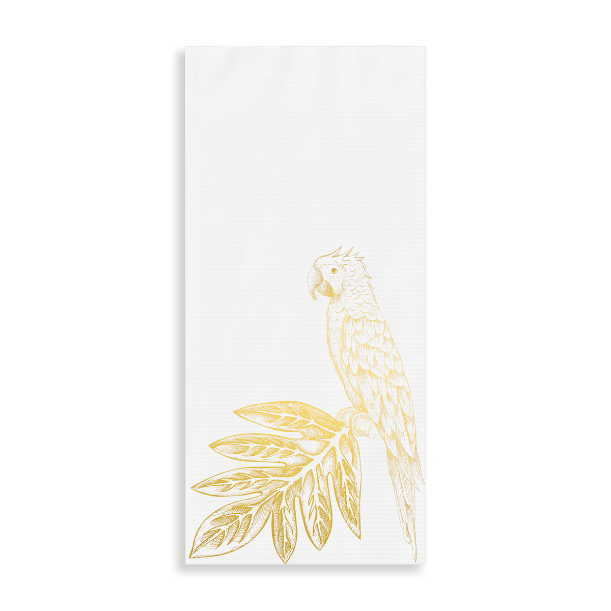 Golden Parrot Guest Towels