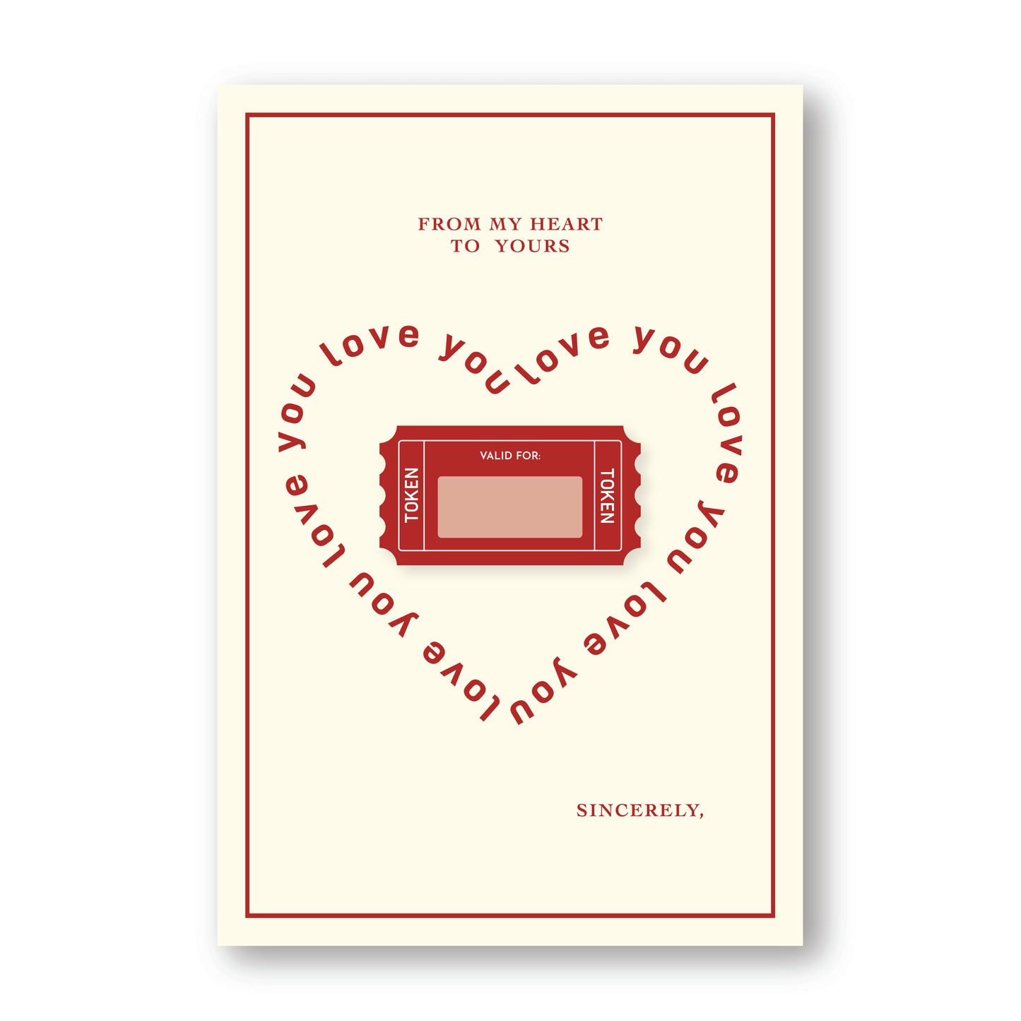 Love You Heart - LOVE COUPONS