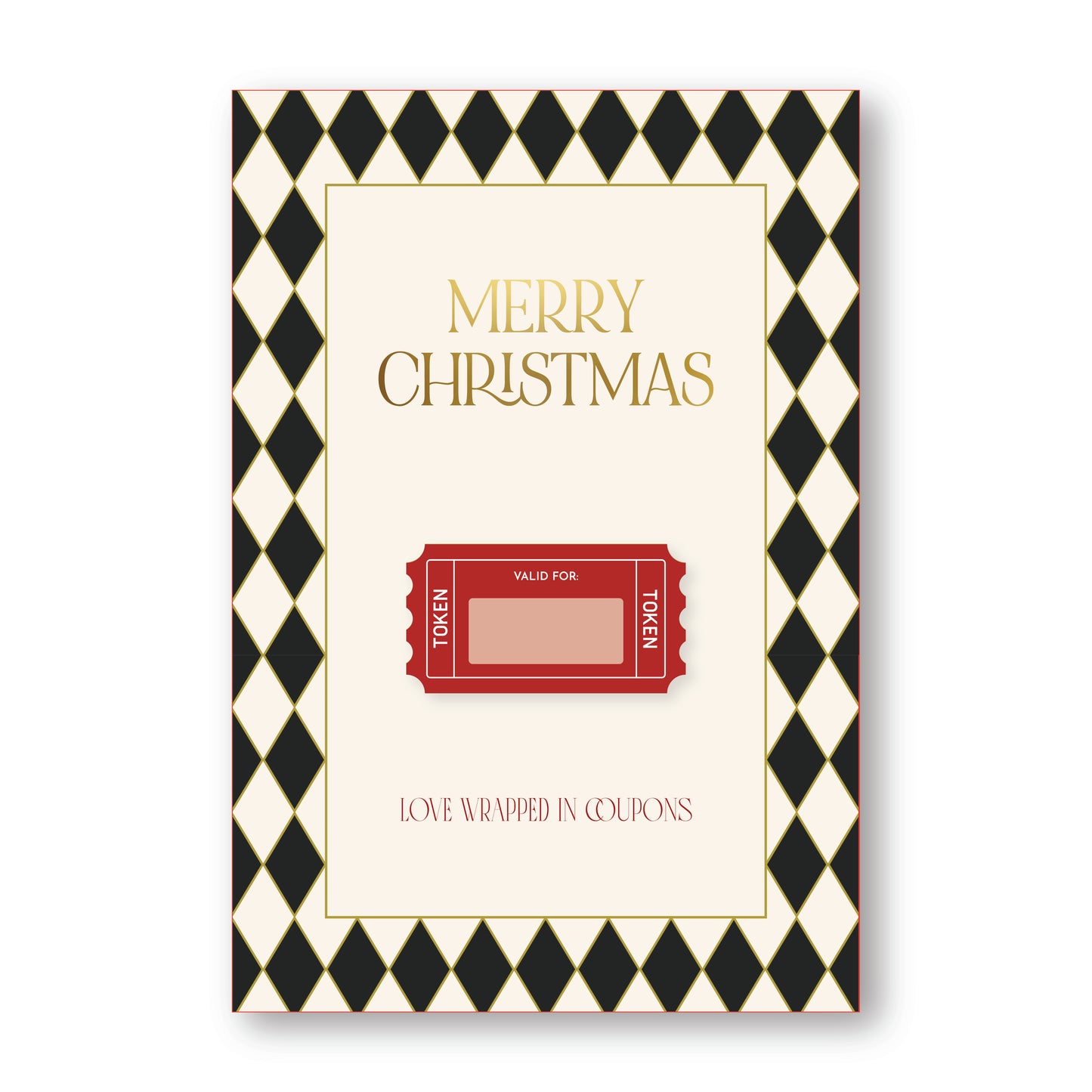 Christmas Rhombus - LOVE COUPONS