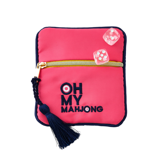 Pink Coin & Dice Bag