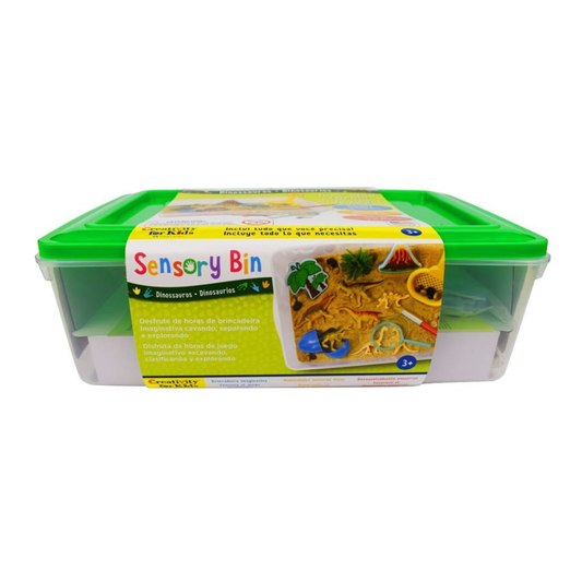 Sensory Bin Dino Dig