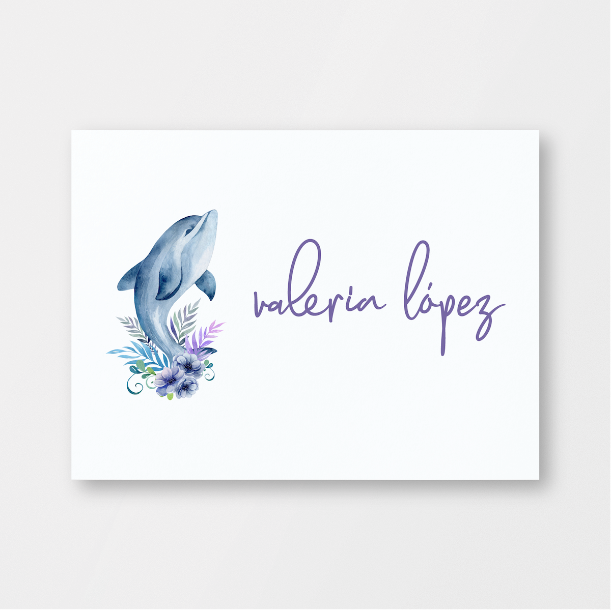 Dolphin Single Card