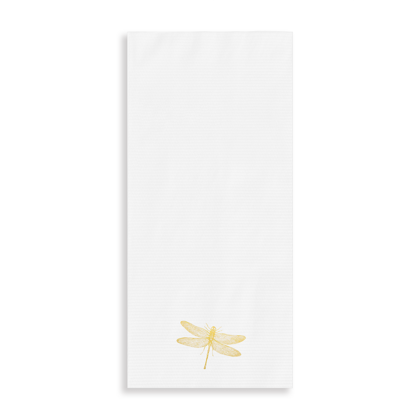 Gold dragonfly Guest napkin