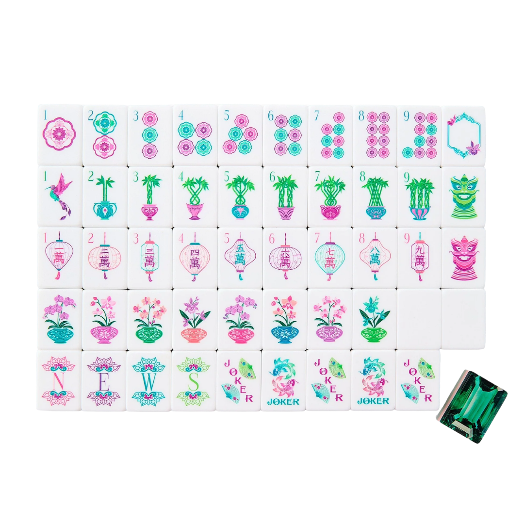 PRE-ORDER Emerald Mahjong Tiles