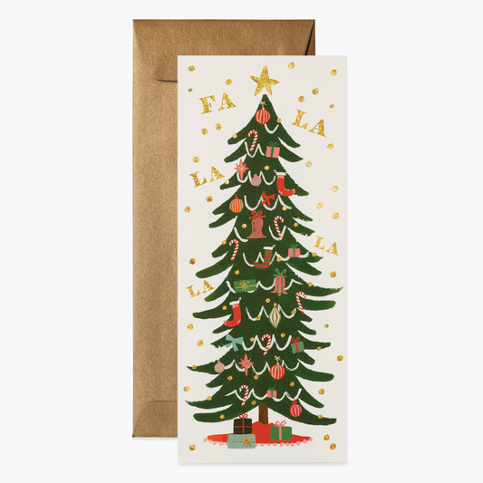 Fa La La Tree Card No 10 Boxed set