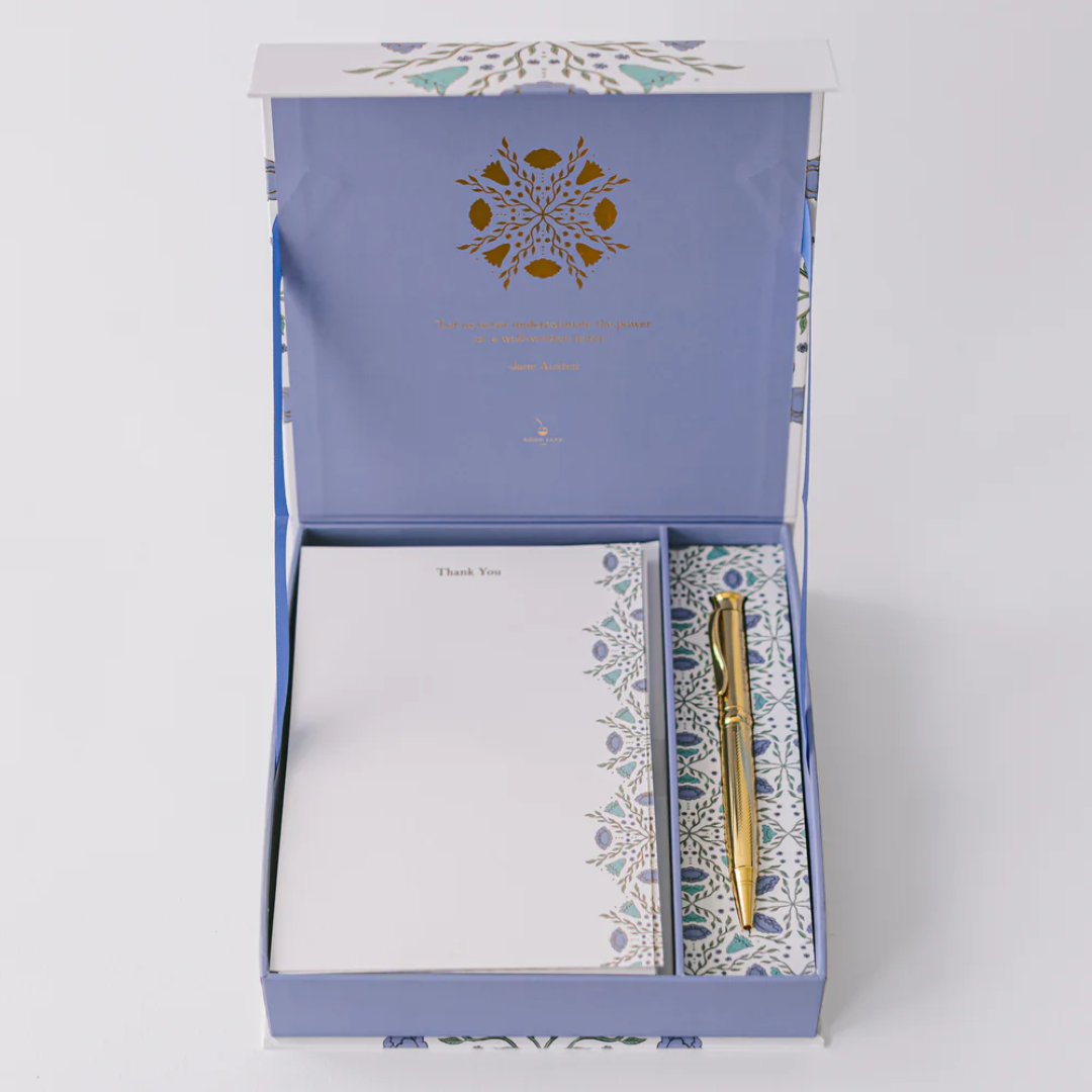 Folk Pattern Luxury Thank You Set