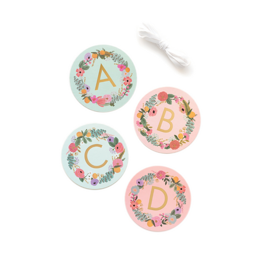 Garden Party Letter Garland