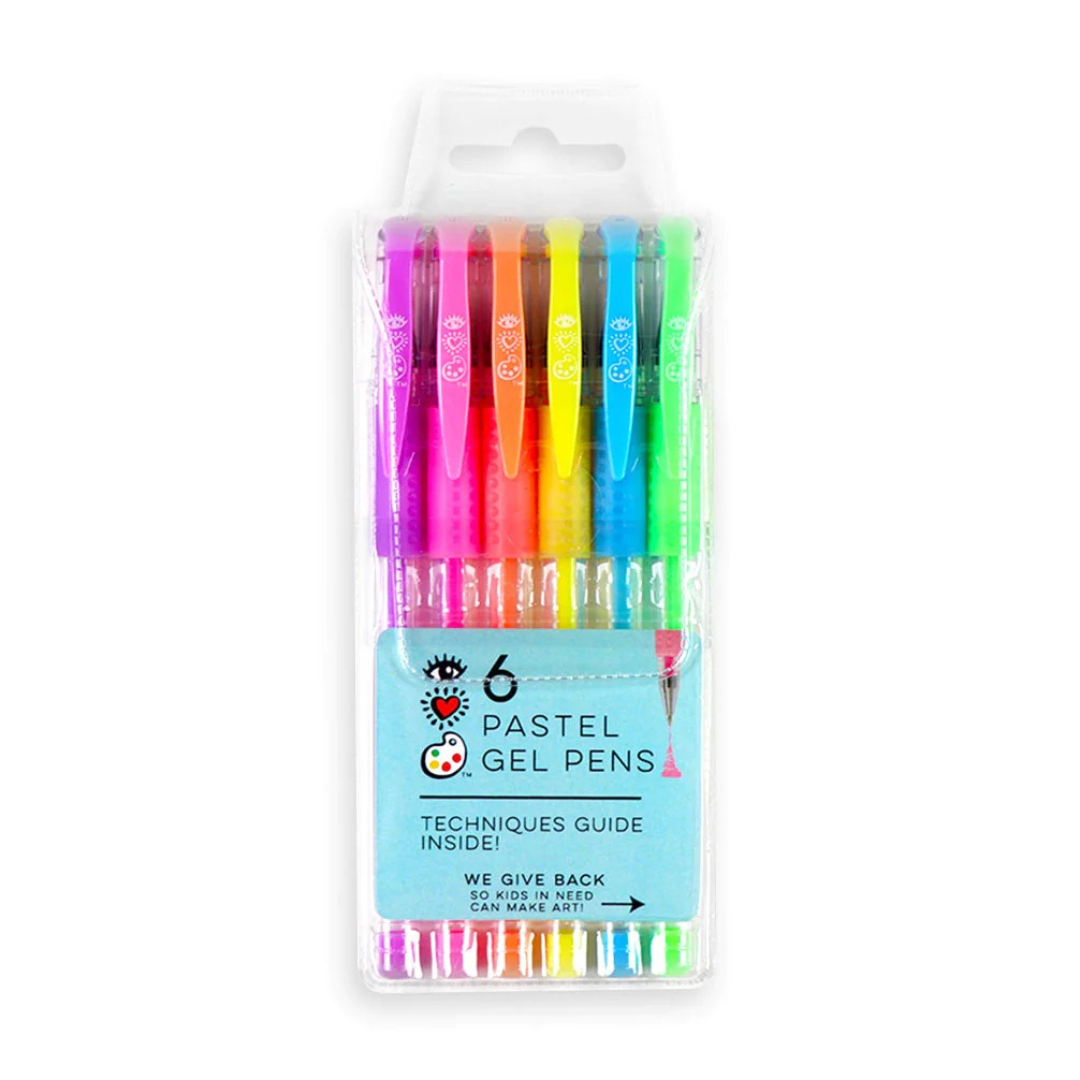 6 Pastel Gel Pens