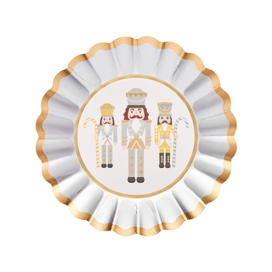 Salad Plate Gilded Nutcracker