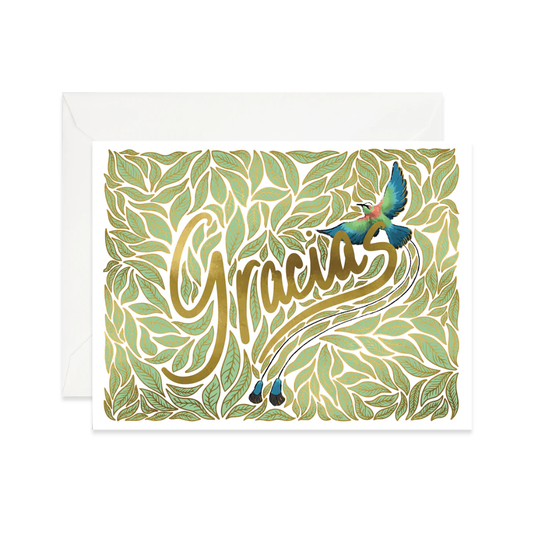 Gracias Bird Card