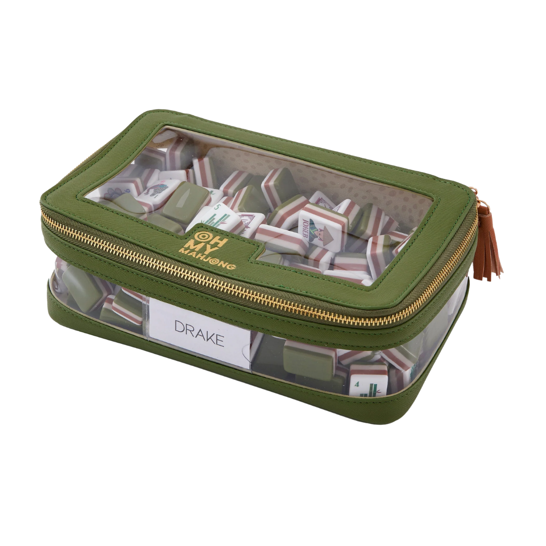 Olive Tile Storage Bag