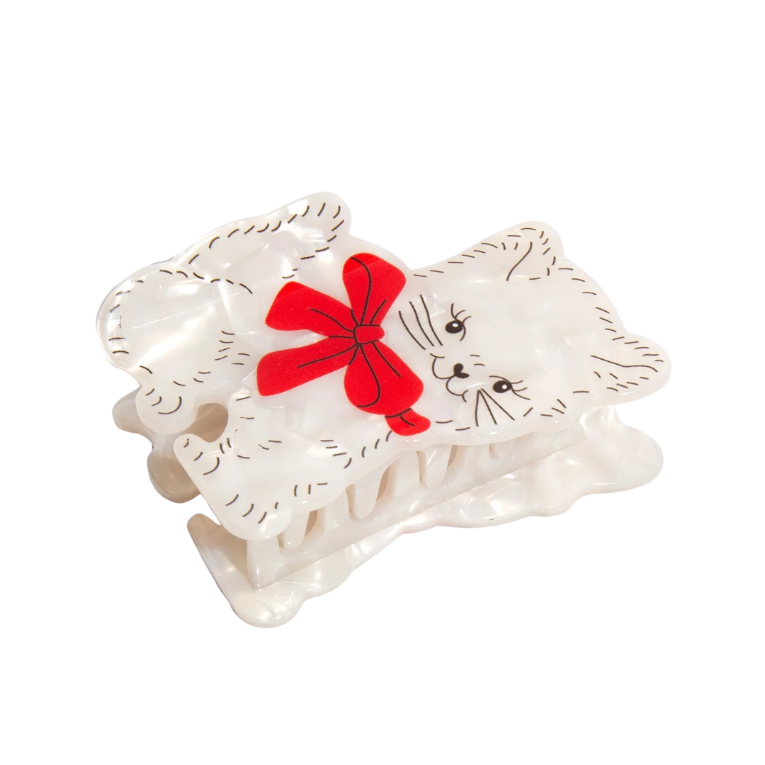Hair Claw - Vintage Cat