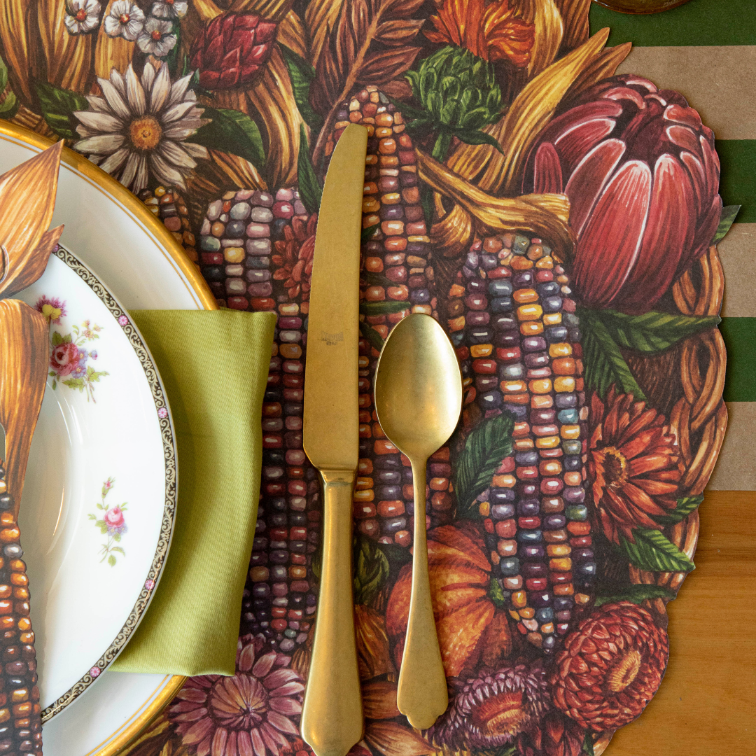 Die Cut Gathering Basket Placemats