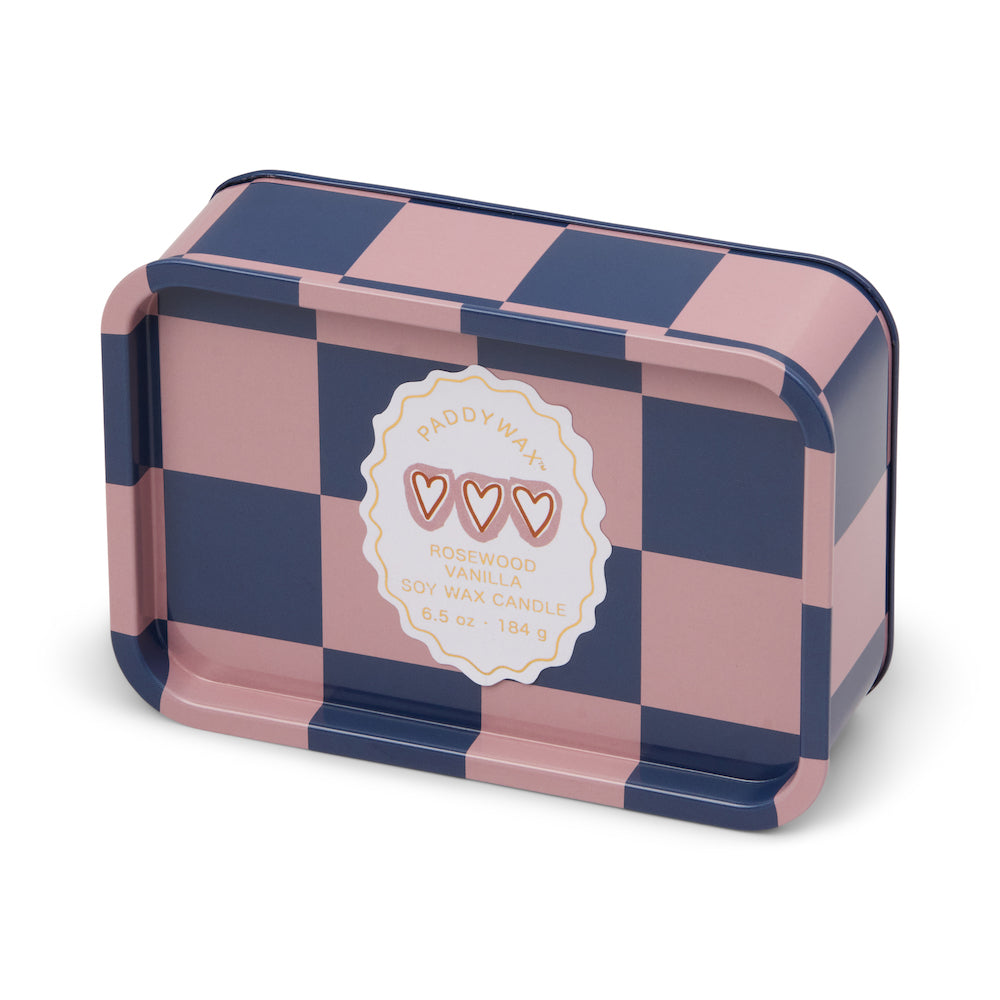 Rosewood Vanilla - 6.5 oz Tin Candle