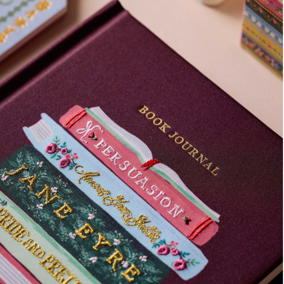Ladies Night Book Club Embrioded Book Journal