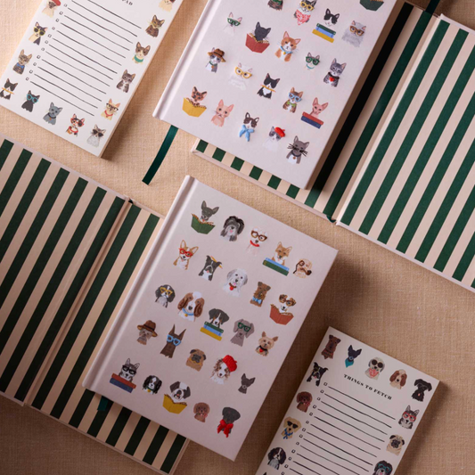 Studios Dogs Embrioded Book Journal