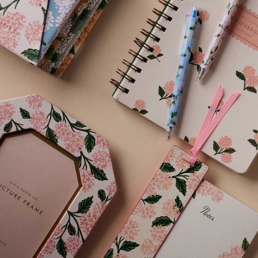 Pink Hydrangea Bookmark