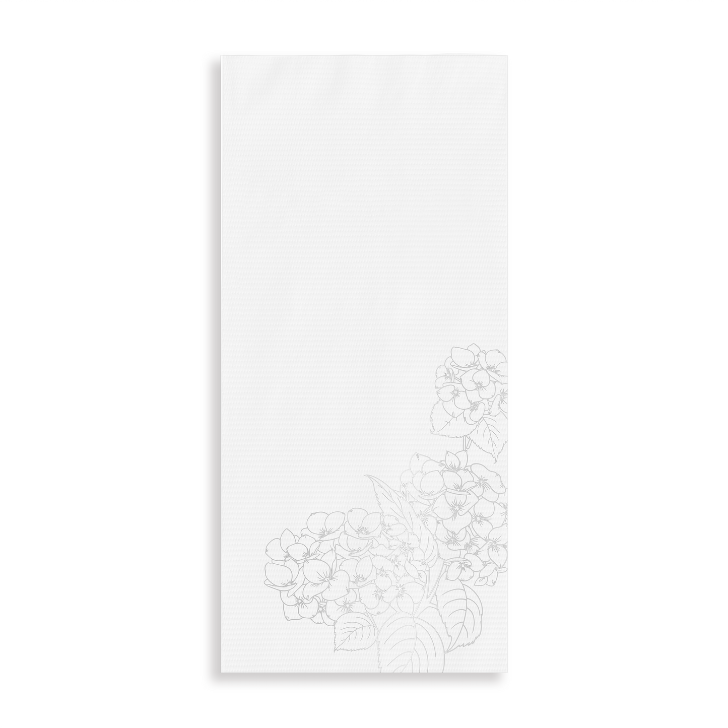 Silver Hydrangea Guest Towel
