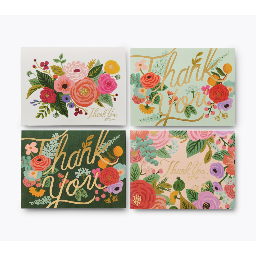 Garden Party Thank You Keepsake Card Box