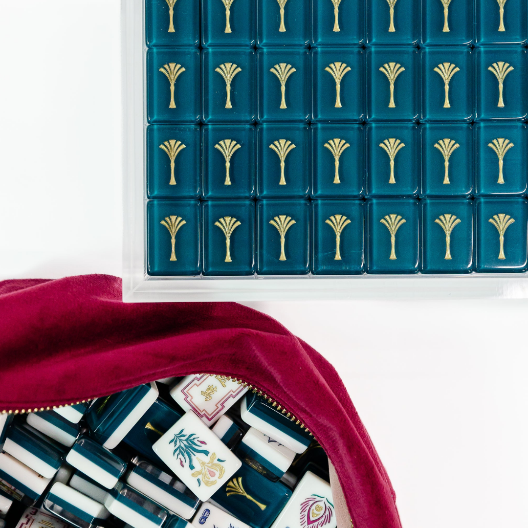Deco Tile Set - Lagoon / Velvet Tile Bag