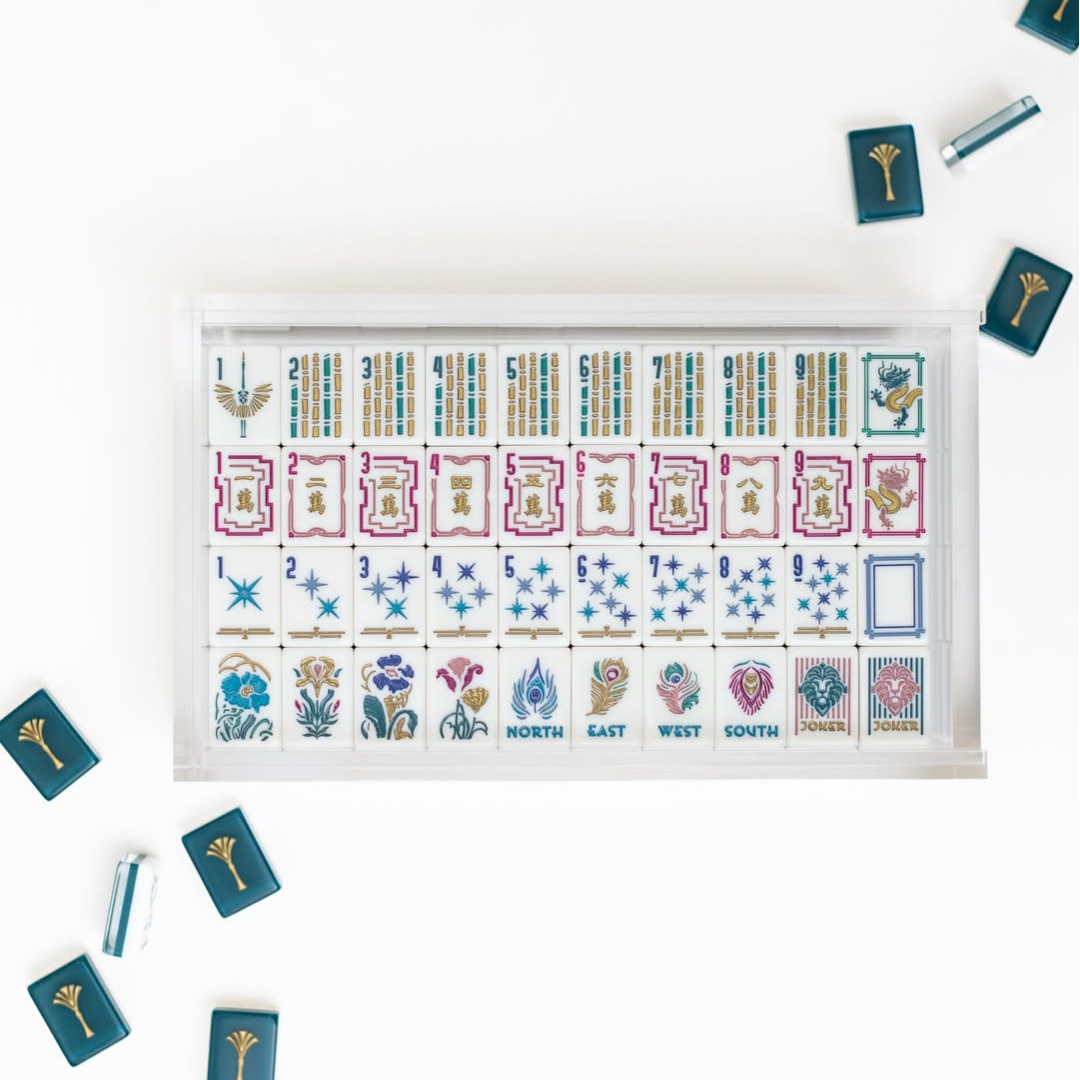 Deco Tile Set - Lagoon / Velvet Tile Bag