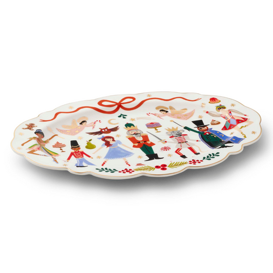 Nutcracker Large Porcelain Serving Platter