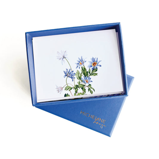 Small Blue Botanical Box