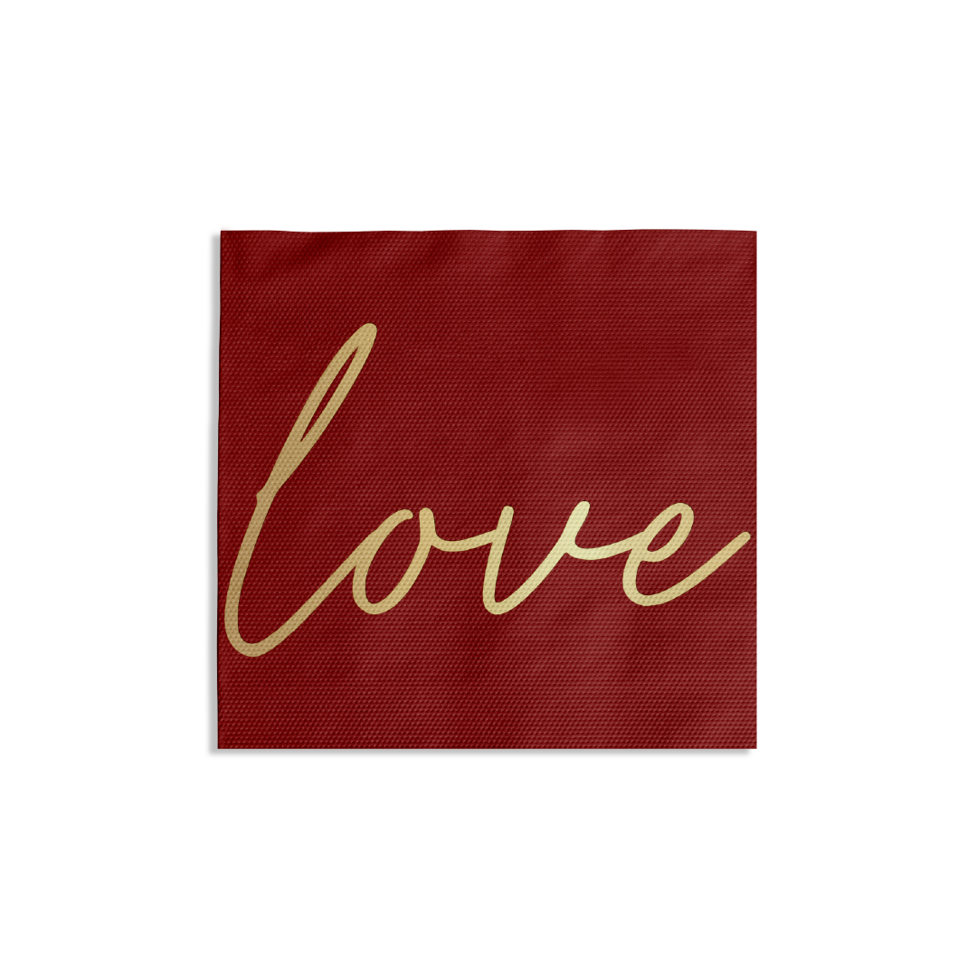 Love Red Cocktail Napkin