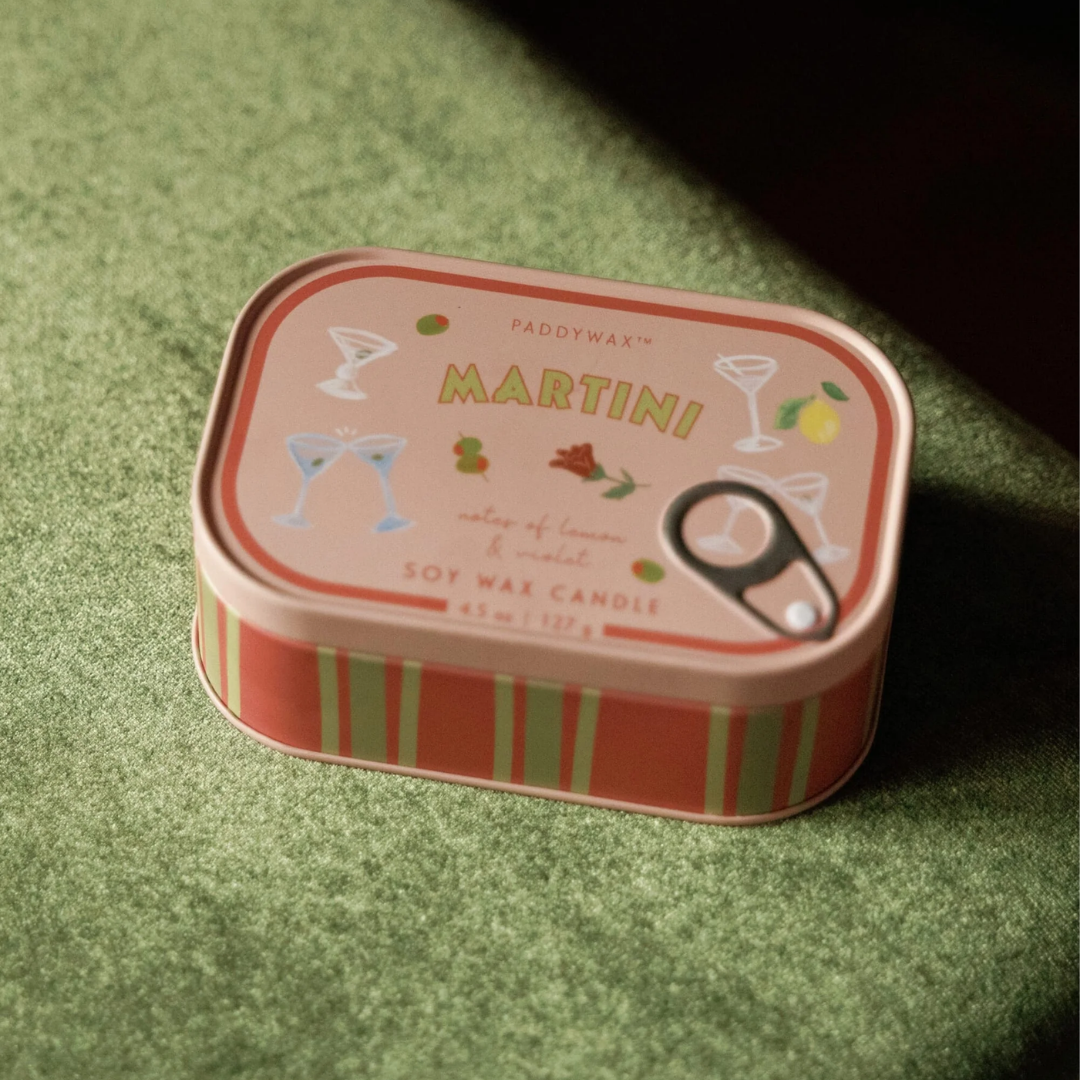 Bistro 4.5 oz Tin Candle - Martini