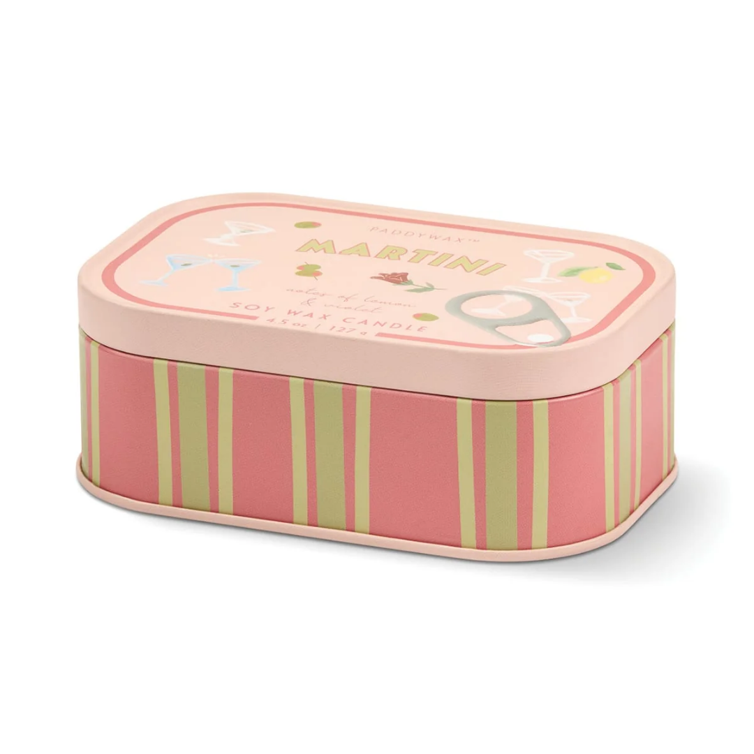 Bistro 4.5 oz Tin Candle - Martini
