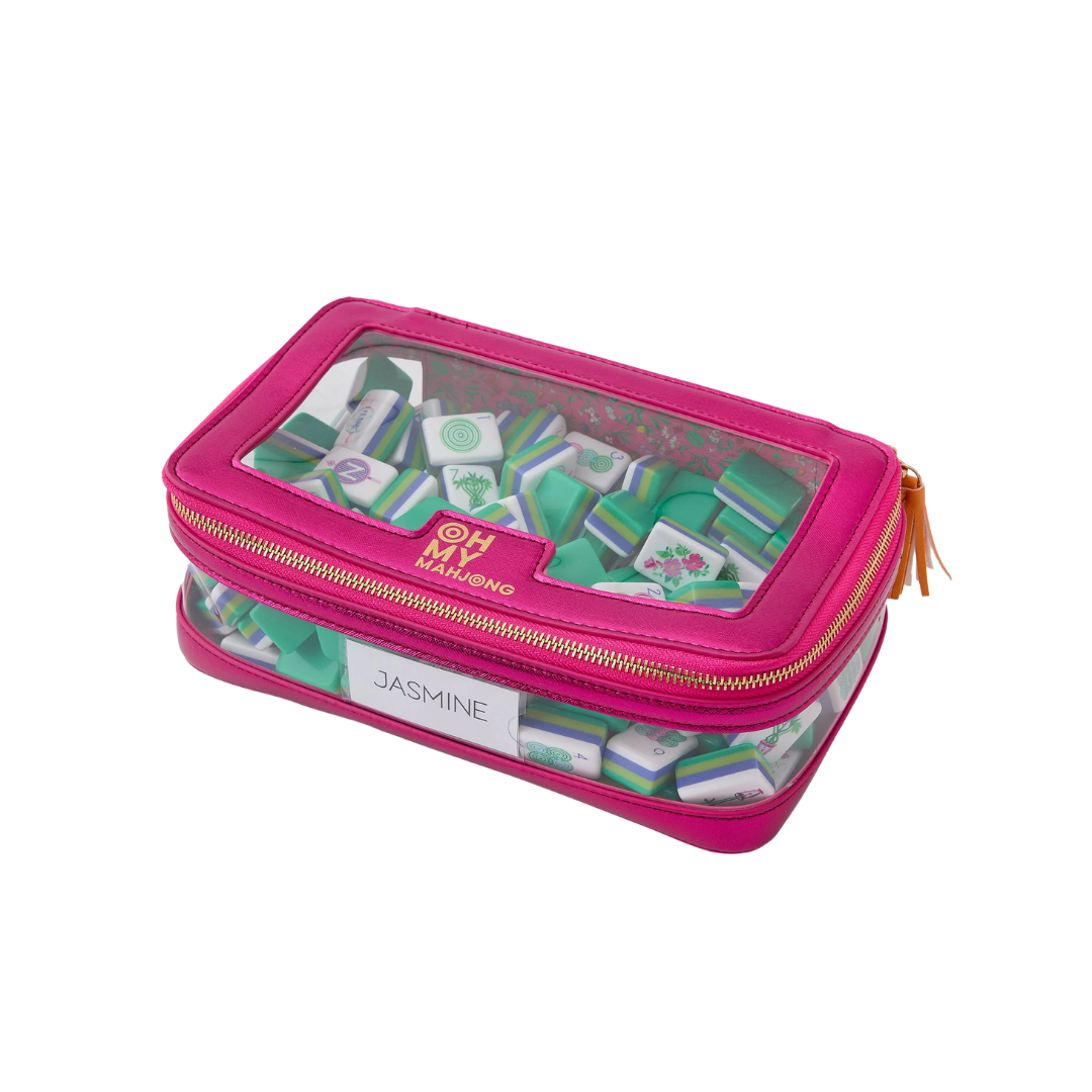 PRE-ORDER Metallic Pink Tile Storage Bag