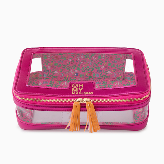 PRE-ORDER Metallic Pink Tile Storage Bag