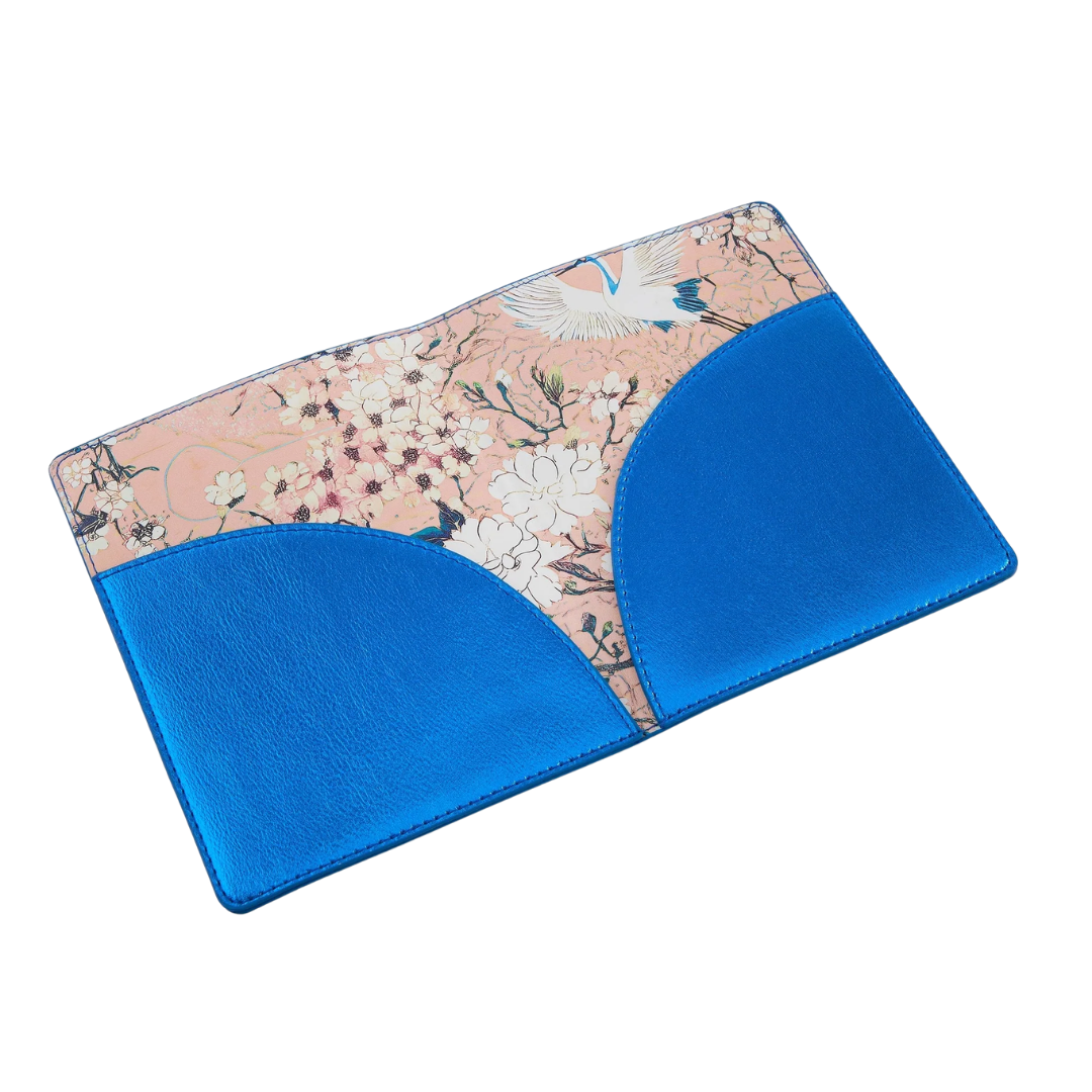 Metallic Blue Mahjong Card Folio
