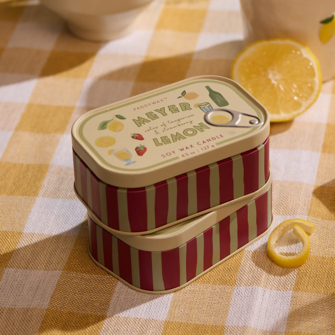 Bistro 4.5 oz Tin Candle - Meyer Lemon