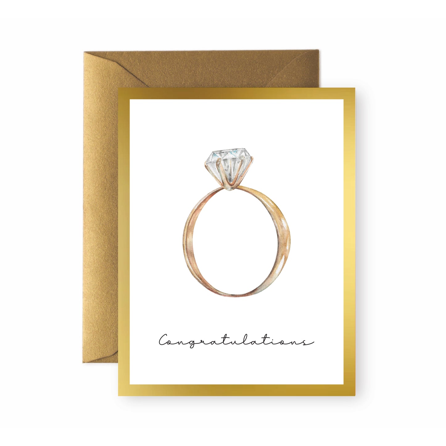 Wedding Ring Greeting Card