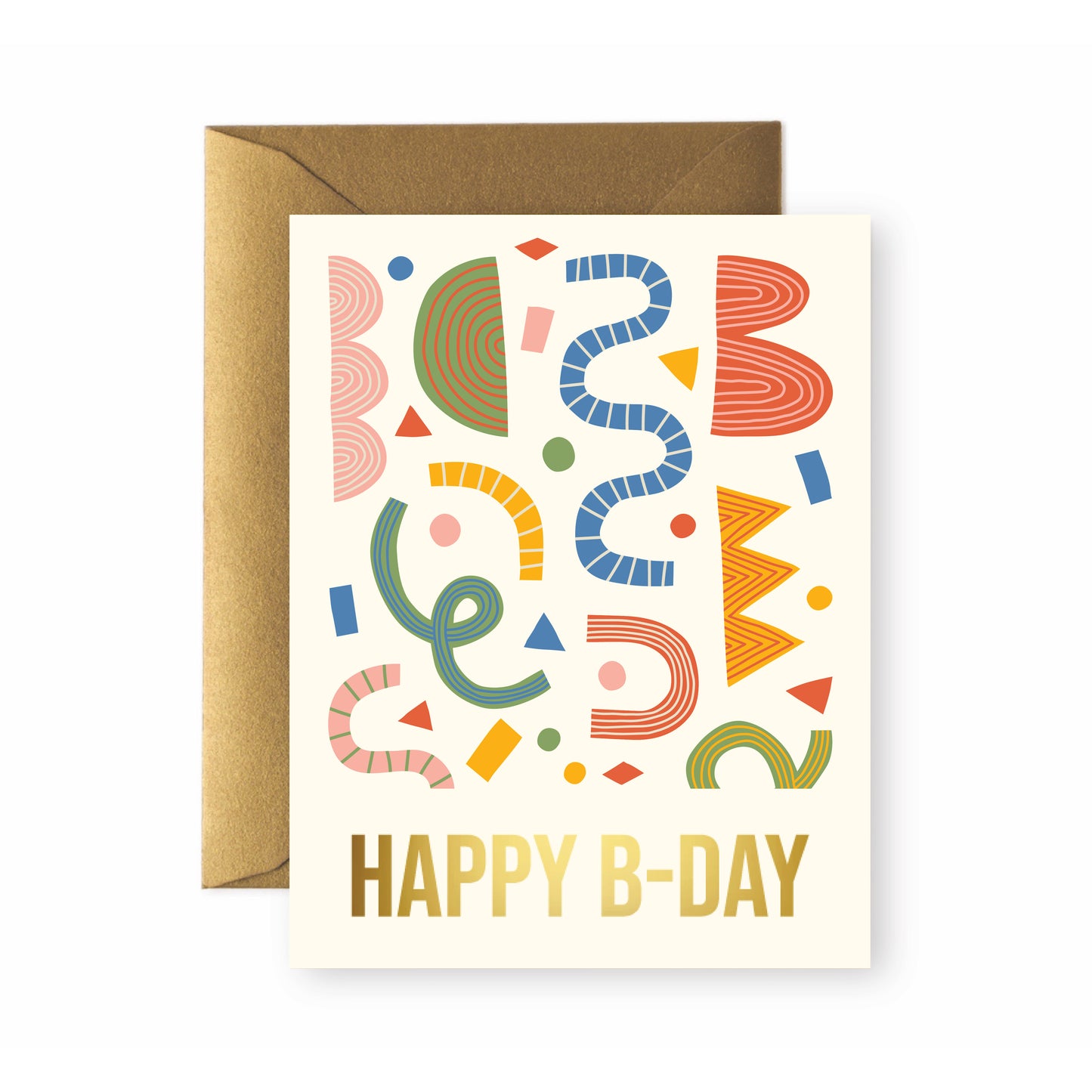 Figures Happy Bday Greeting Card
