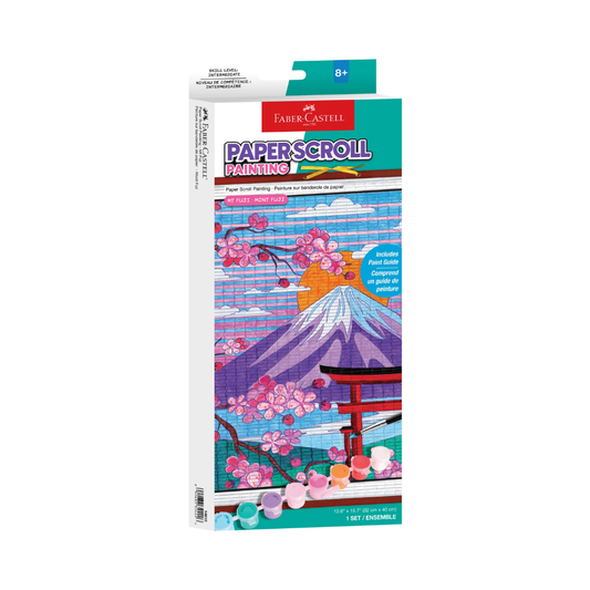 Paper Scroll Coloring - Mt Fuji