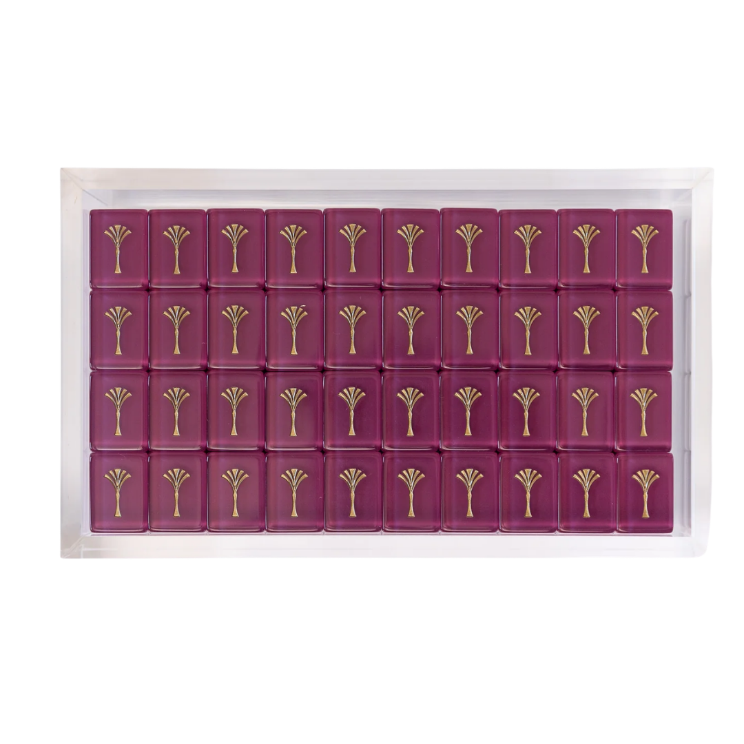 Deco Tile Set - Mulberry / Velvet Tile Bag