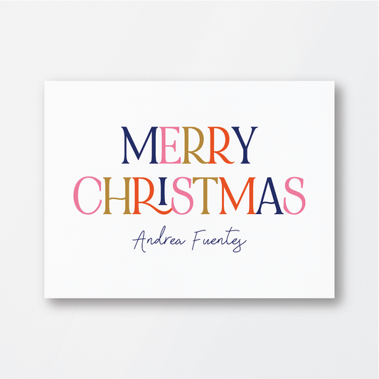 Multicolor Christmas Card