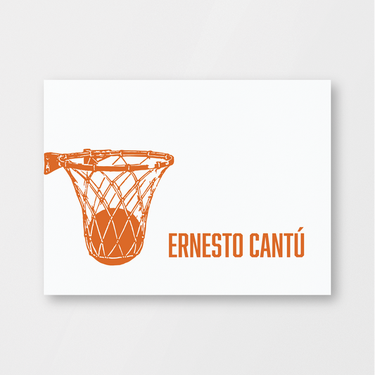 Basketball Hoop Card