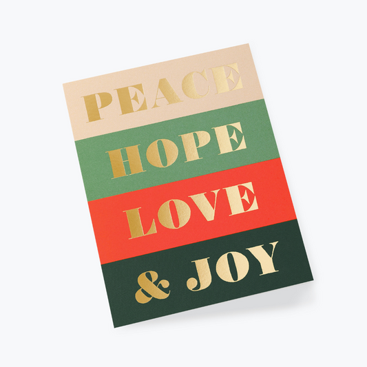 Peace & Joy Card