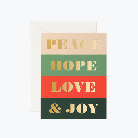 Peace & Joy Card