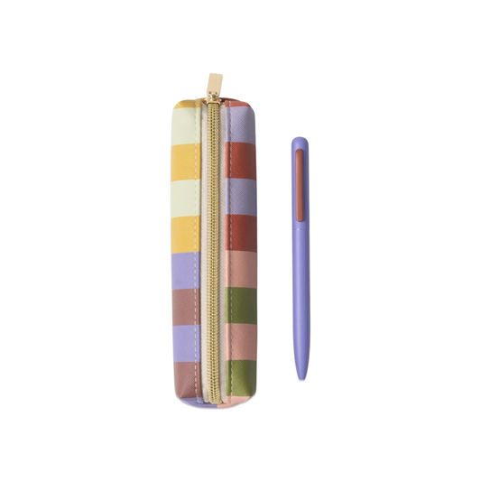 Pen & Pouch Set - Bold Stripe