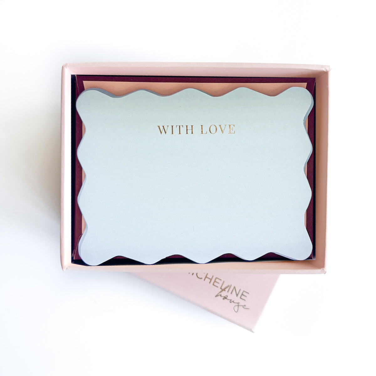 Pink & Sky Stationery Box