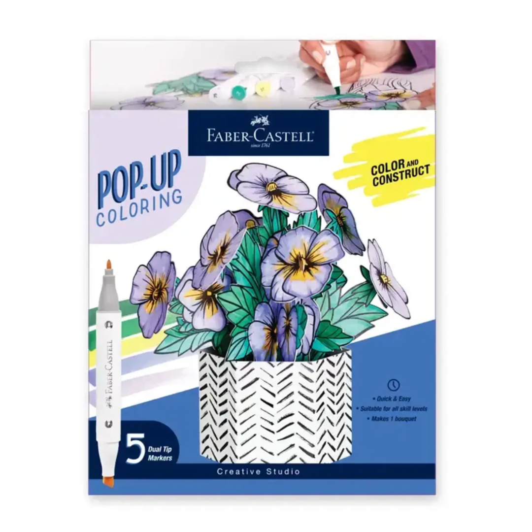 Pop Up Coloring  - Pansy