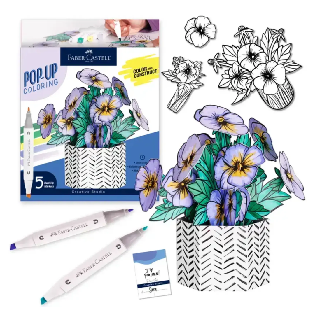 Pop Up Coloring  - Pansy