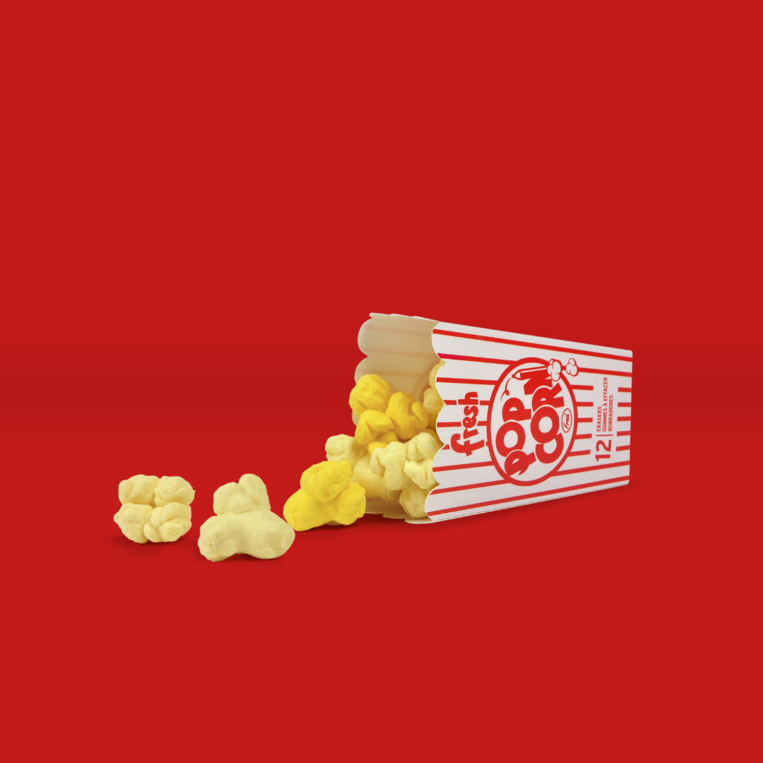 Fresh popcorn eraser