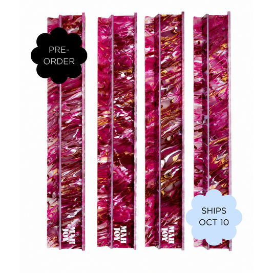 PRE-ORDER SHIPS OCTOBER Golden Pink  Mahjoy Racks Set of 4