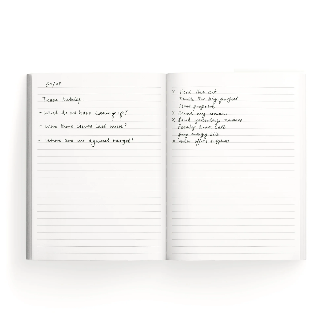 Procrastination Central Paperback Notebook (A5)